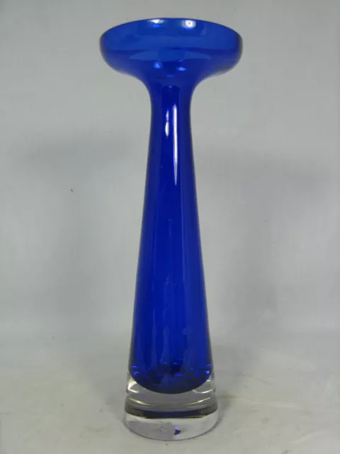 Formschöne / well shaped 70´s design  Glas glass Vase 22,5 cm 406 Gramm 2