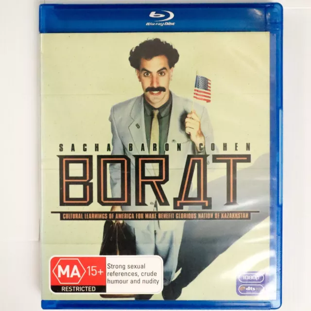 Borat (Blu-ray, 2006) Sacha Baron Cohen, Ken Davitian, Pamela Anderson - Comedy