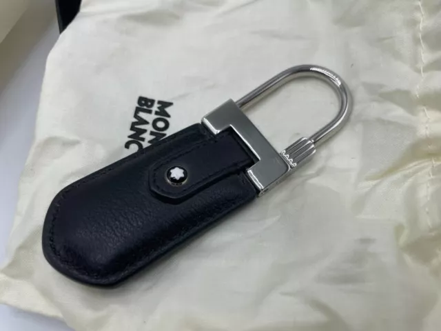 Montblanc Leather Goods Black Key Ring - Preowned