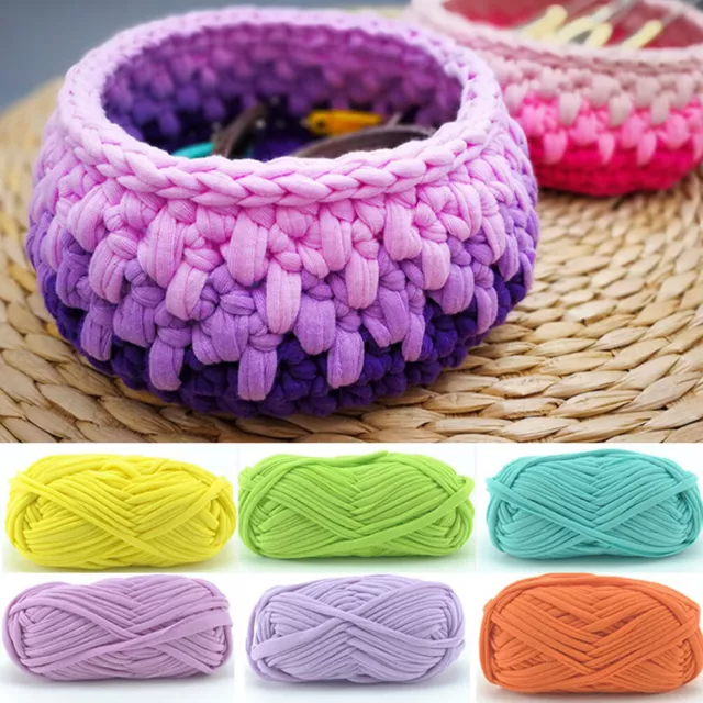 Soft Clothes T-Shirt Yarn Elastic Knitting Fabric For Bags Cushion Diy