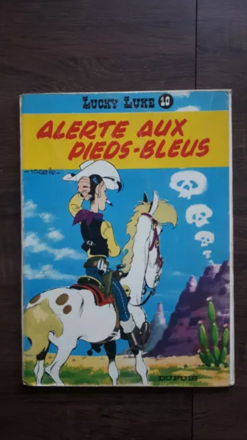 BD Lucky Luke 1972 "alerte aux pieds-bleus"