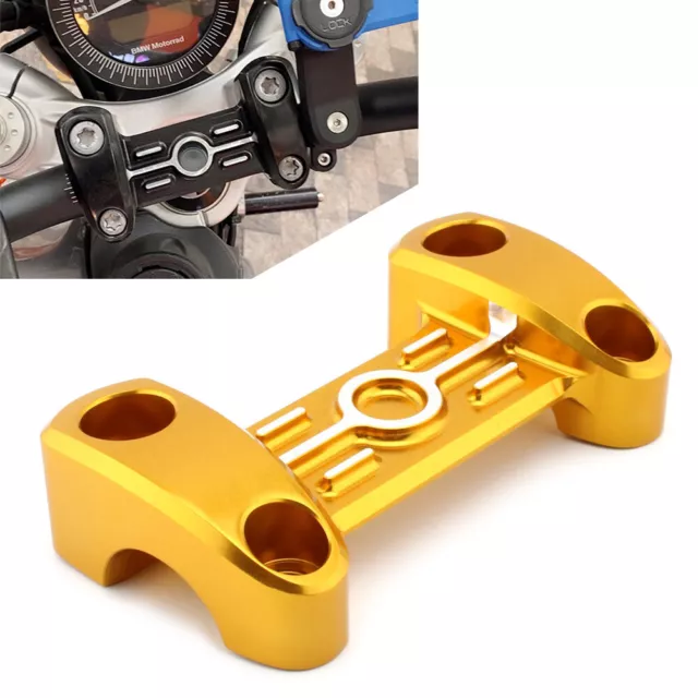 Gold CNC Lenker Riser Top Cover Mounts Clamp für BMW R NINE T R9T 2014-2020 Pure