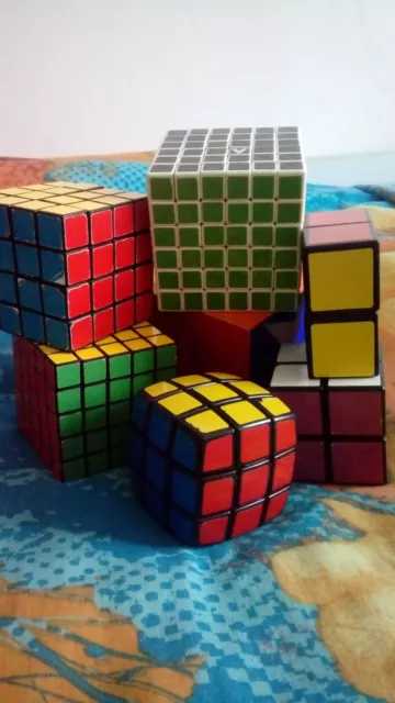 BUNDLE LOT RUBIK'S Cube (Cubi di Rubik EastSheen 2x2 4x4 5x5 V