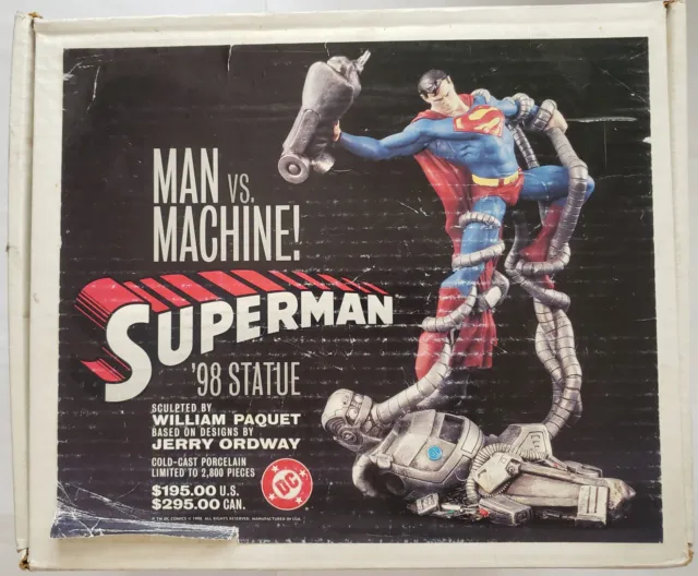 Superman Man Vs Machine - 12"  Statue - 1998