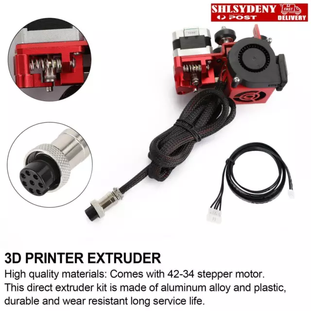 12V 3D Printer Pulley Turbo Fan Extruder FULL Set Fit for CR-10 CR-10S S4 S5
