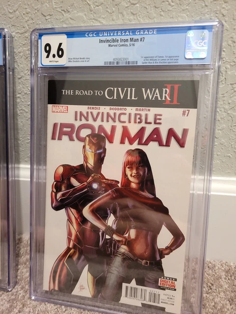 Invincible Iron Man 7 & 9 CGC 9.6! 1st & 2nd App Riri Williams!!! Not 9.8 NM+ 2