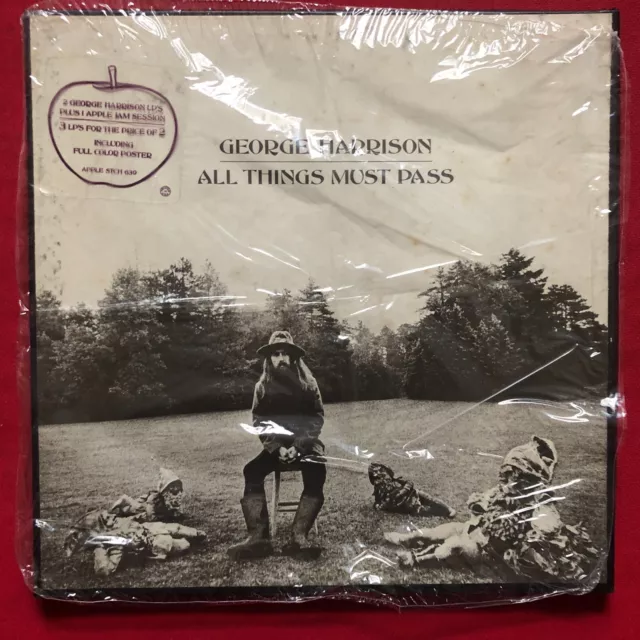 George Harrison ~ All Things Must Pass 3 Lp 1976 Orig Vg Ex Stch 639 Beatles 60 00 Picclick