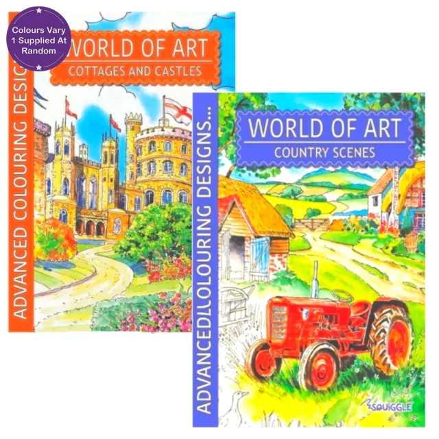 Castle & Country Colouring Books Assorted