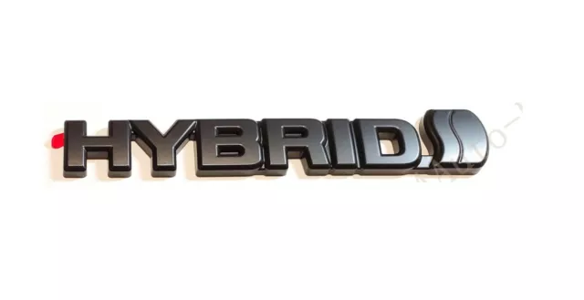 1Pc Hybrid Side Door Rear Blackout Emblem Overlay Toyota Camry Avalon Prius