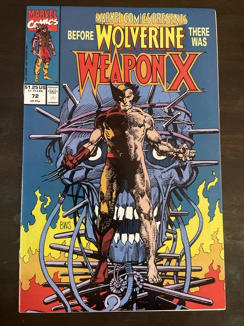Marvel Comics Presents #72 1St App Weapon X Marvel Comics Nm-