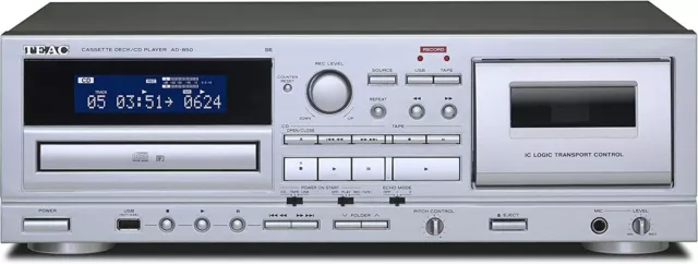 TEAC AD-850-SE/S Cassette Deck CD Player Brand New