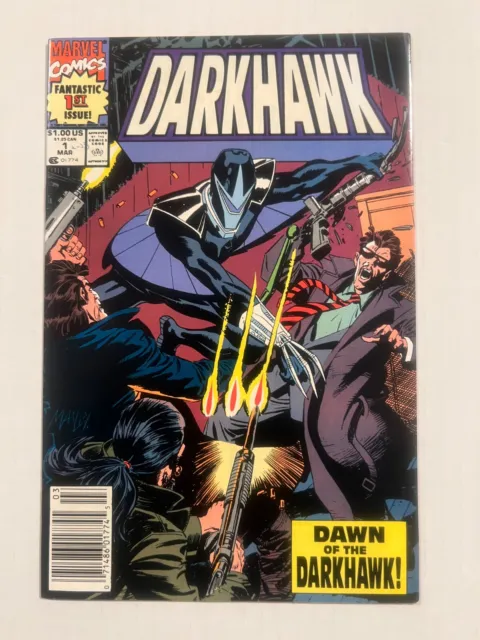 Darkhawk #1 Nm 9.4 1St Appearance And Origin Of Darkhawk Newsstand Variant 1991