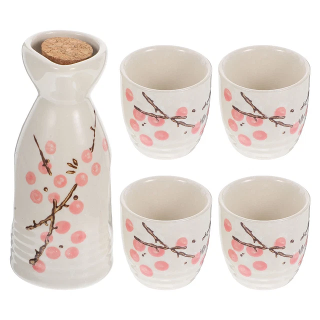 Bicchieri da spumante in plastica to go, set di 5 bicchieri da spumante riutilizzabili in plastica, da campeggio, senza manico, con bottiglia e scolapiatti, riutilizzabili e portatili per ogni