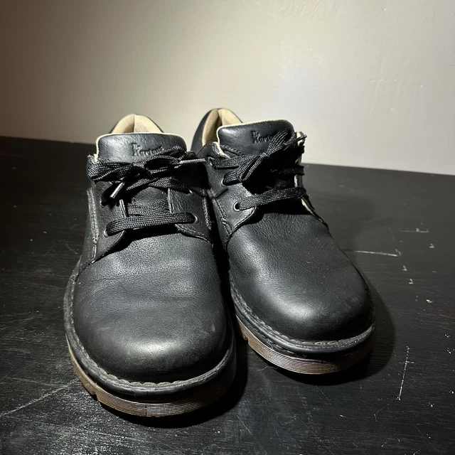 DR MARTENS ORDELL 3 Eye Oxfords US 11 Pebbled Leather Brown 