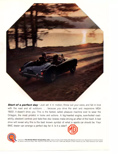 1961 Mg Mga 1600 ~ Original Print Ad