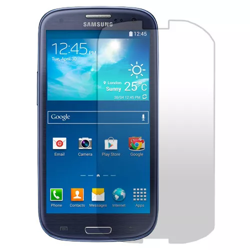 2x Schutzglas Samsung Galaxy S3 Echt Glas Panzerfolie Hartglas Folie 9H