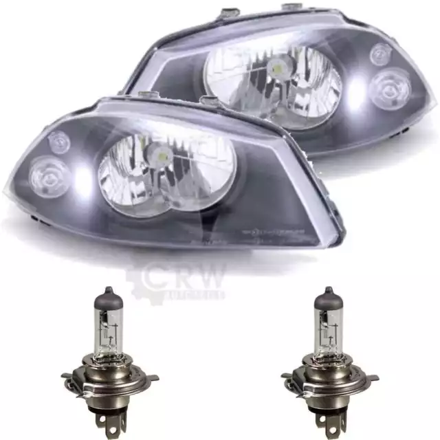 Set Faros Kit para Seat Ibiza IV Cordoba 6L Año Fab. 02-06 Incl. Philips H4