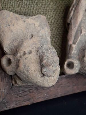 Mexican Pre Columbian Tlatilco Terracotta nice heads Group lot 2 11