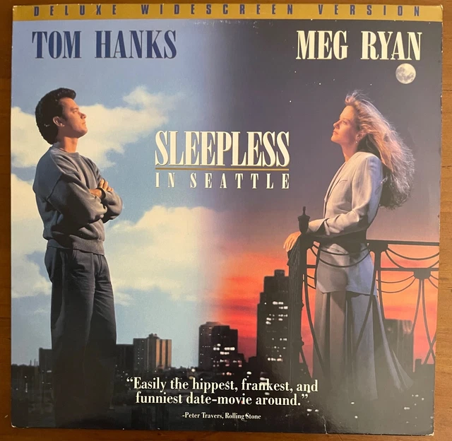 SLEEPLESS IN SEATTLE - Tom Hanks & Meg Ryan Widescreen Laserdisc Movie 1993
