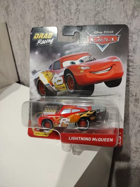 disney pixar cars diecast vehicle Lightning McQueen Drag racing Mattel xrs 2018