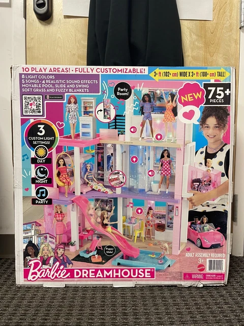 Barbie DreamHouse Dollhouse with Pool, Slide, Elevator, Lights & Sounds