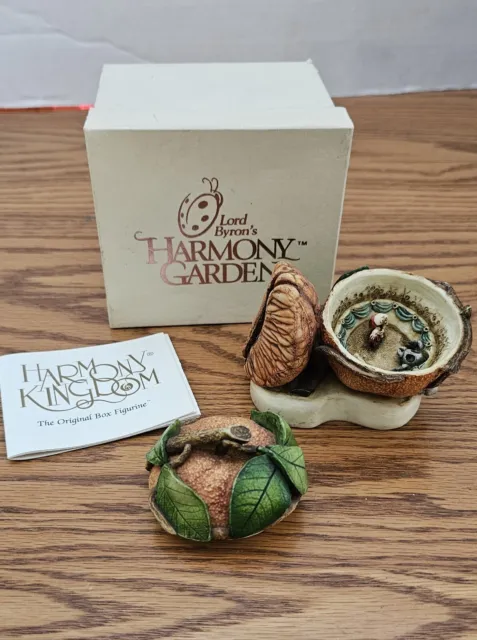 Harmony Kingdom Lord Byron's "ORANGE " Treasure/Trinket Box With Box 8th EDITION