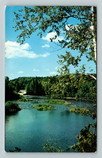 MI- Michigan, Lower Falls the Tahquamenon River, Vintage Postcard