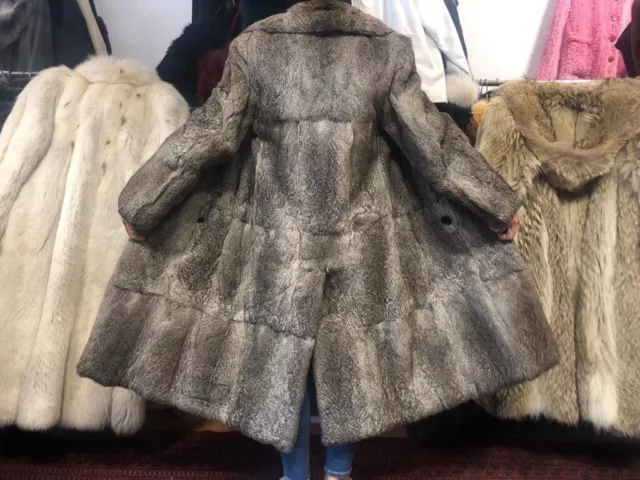 Abrigo de Piel Hombre Conejos Fur Coat Pelliccia Signori 48/50