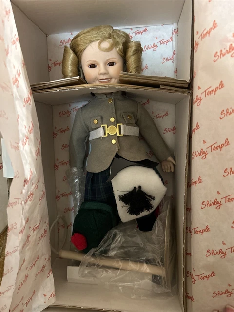 Danbury Mint- WEE WILLIE WINKIE- Shirley Temple Dolls of the Silver Screen NIB