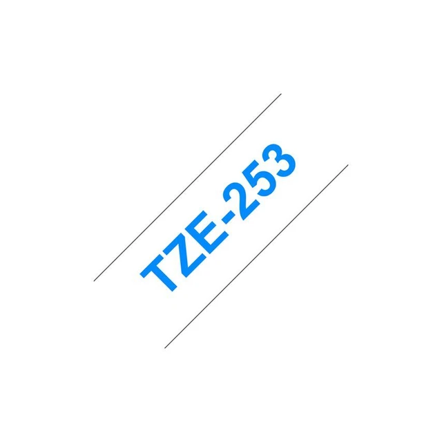 Brother Laminated Tape 24mm, Blue on White