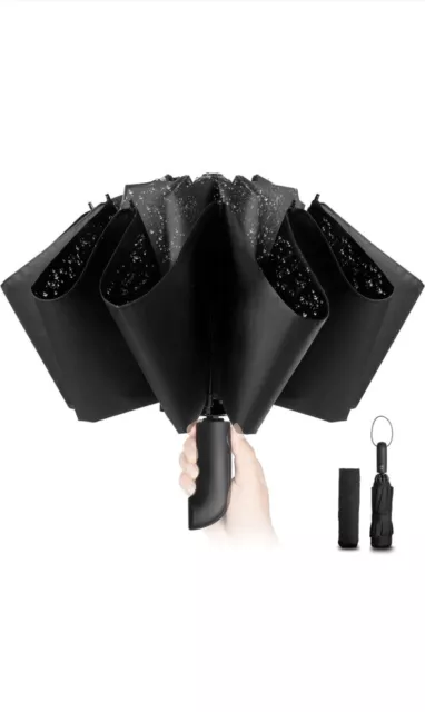 Petit parapluie pliant noir