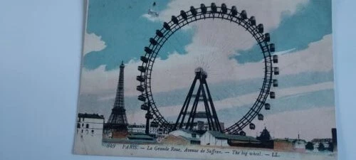 Carte Postale Photo Art FORAIN Fête FOIRE AVION FLY Flugzeug Aereo