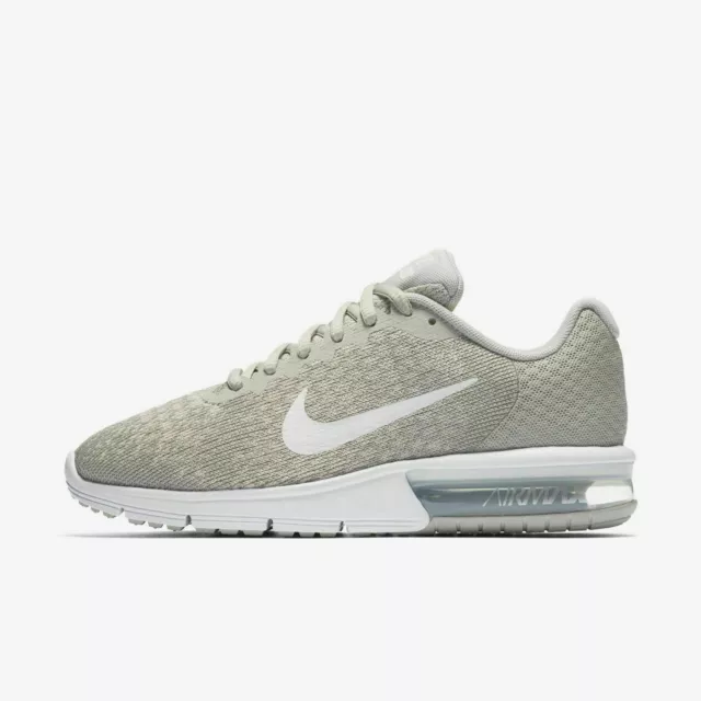 Nike Women's Air Max Sequent 2  852465 011 Pale Grey/Sail Running shoe Size 5