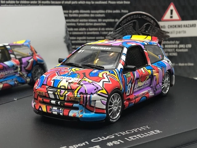 2000 Renault Clio Sport V6 Prix 24v 1/43 Voiture Miniature Universal Hobbies