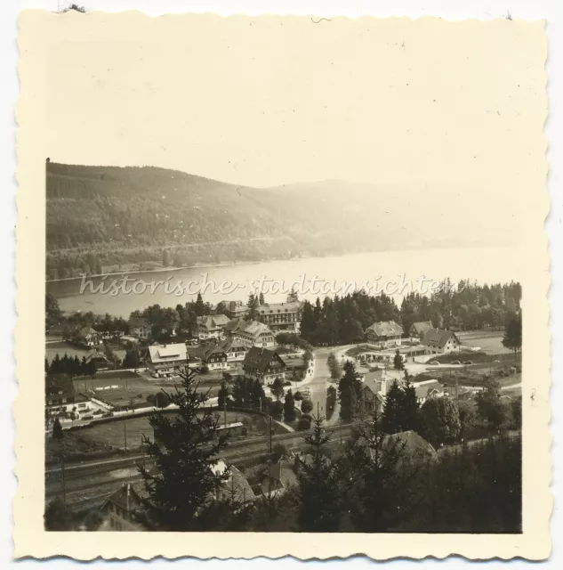 Titisee 1953 - Gran Vista Vias Edificio Calles - Antiguo Foto 1950er