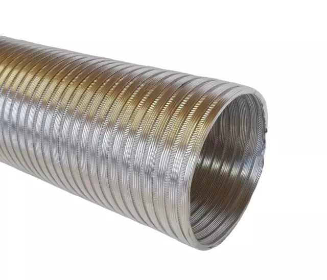 Aluminium Flexible Hose 2.5m Alloy Air Duct Tube Ventilation Fan Pipe