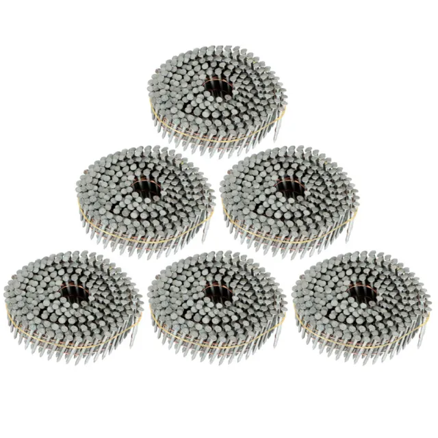 3600× 1-1/4"x 0.092" Hot-Dipped Galvanized Full Round-Head Ring Coil Siding Nail