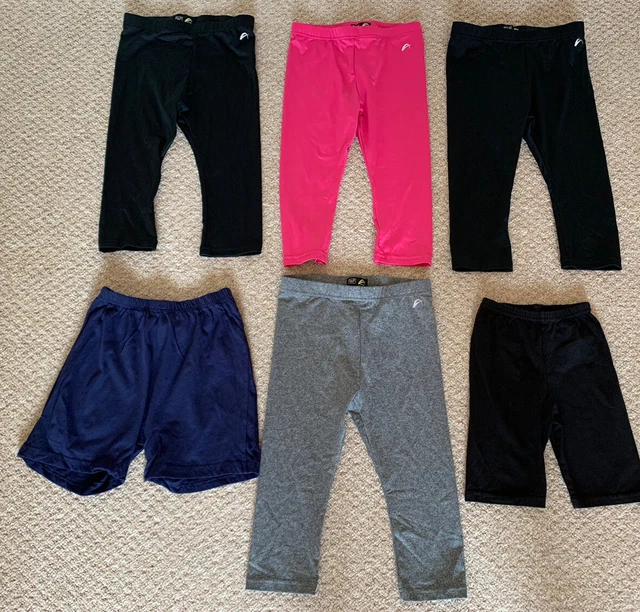 Pacchetto di leggings, pantaloncini sportivi attivi per ragazze 7-8 anni