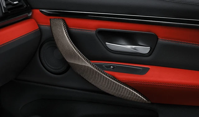 thumbnail image 2 of BMW M3 M4 F80 F82 Carbon Fiber Interior Trim – RHD, 3 Pieces By AquaCARBONprint 2 of 6