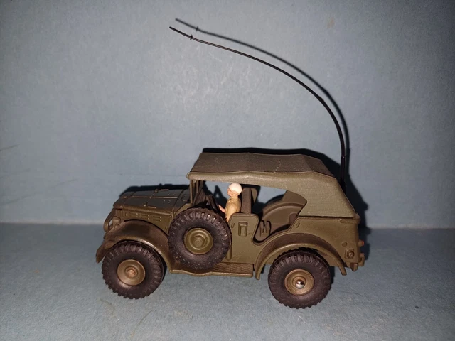 Miniature Militaire Dodge Command Car 4x4 - Copie Dinky (PP COPY) - Métal Vert