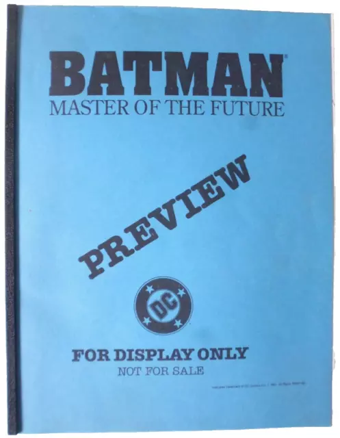 Batman : Master Of The Future - Display Preview.  Very Rare