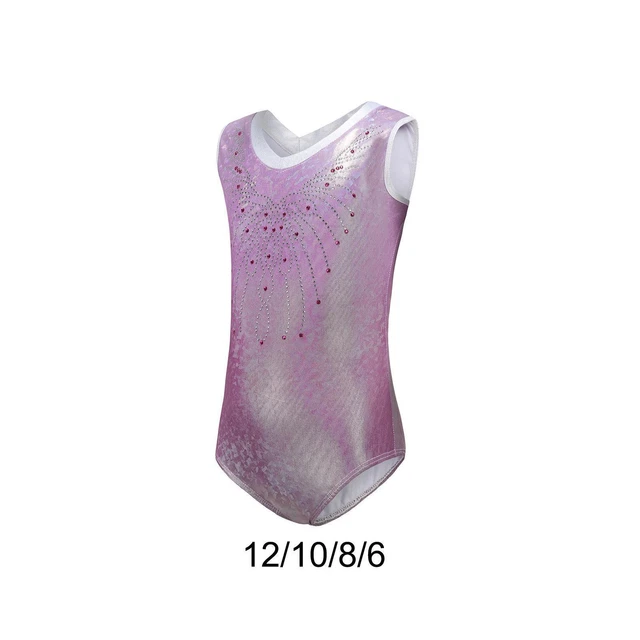 Body da ginnastica per ragazze, abbigliamento  classica Body scintillante
