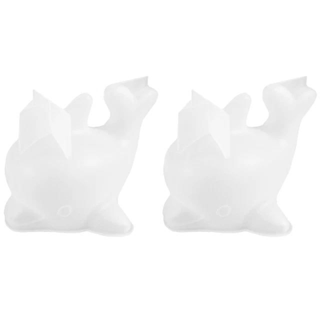 2 Pc Dolphin Mold 3d Cake Mold Silicone Dolphin Fondant Mold Cartoon Modeling