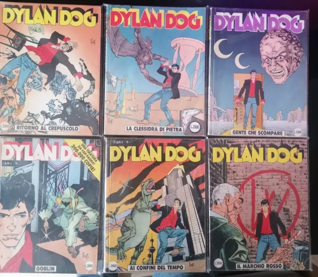 DYLAN DOG  Lotto 7 Numeri PRIMA EDIZIONE ORIGINALE - Numeri 45/50/52/57/58/59/95