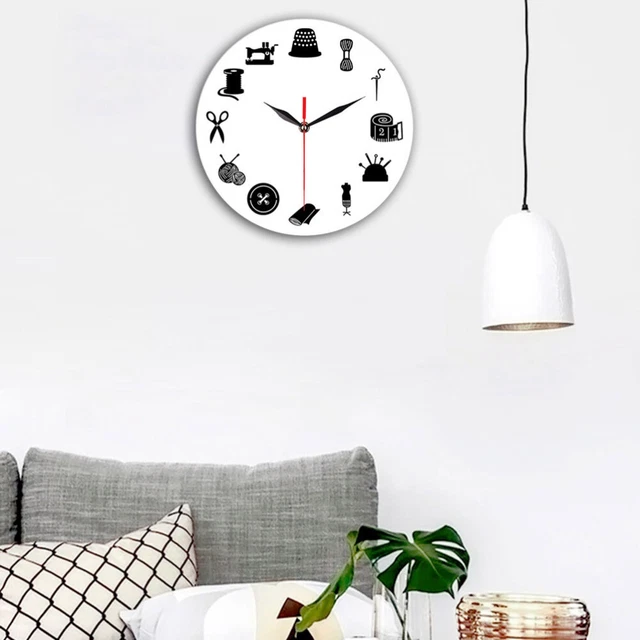 Hanging Clock Wall Clock Decoracion Para Cuartos Reloj De Pared Household
