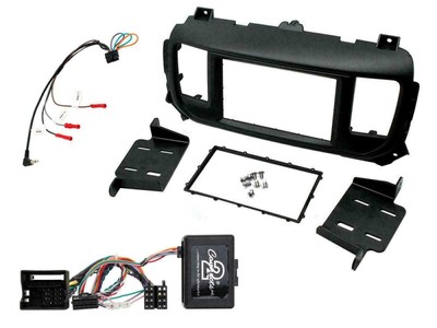 COMANDI dello sterzo per adattarsi CITROEN C3 2009-2016 STEREO Doppio DIN Kit di montaggio 