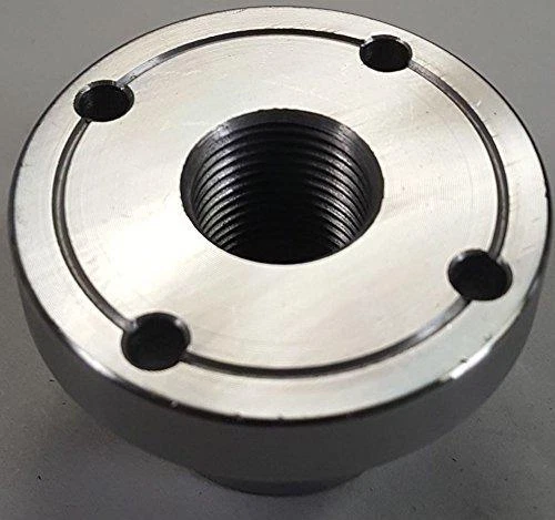 2" Steel Wood Lathe Face Plate, 3/4" x 16tpi Threaded
