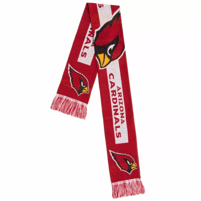 Arizona Cardinals Schal Gestrickt Winter Hals - Zweiseitig Big Team Logo Neu