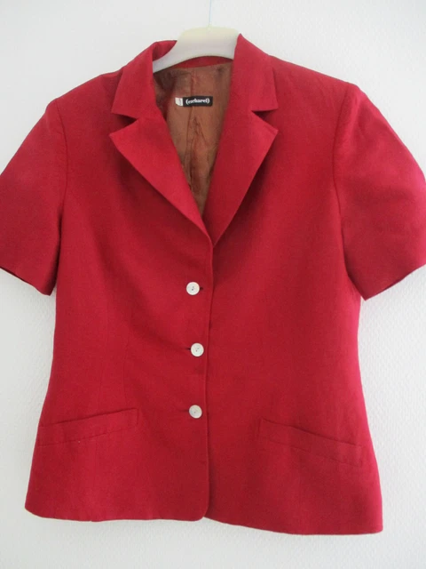 RIVER WOODS VESTE D'ETE COUPE 3/4 EN DENTELLE DOUBLEE T.38