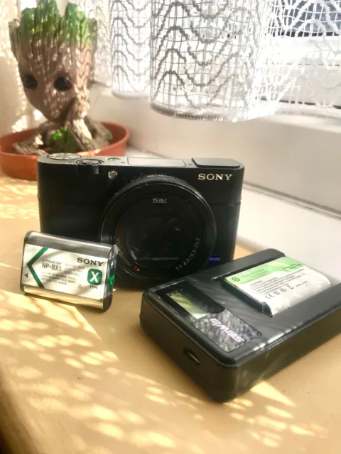 Sony Cyber-shot RX100 V Digital Camera with CHARGER & 2 BATTERIES